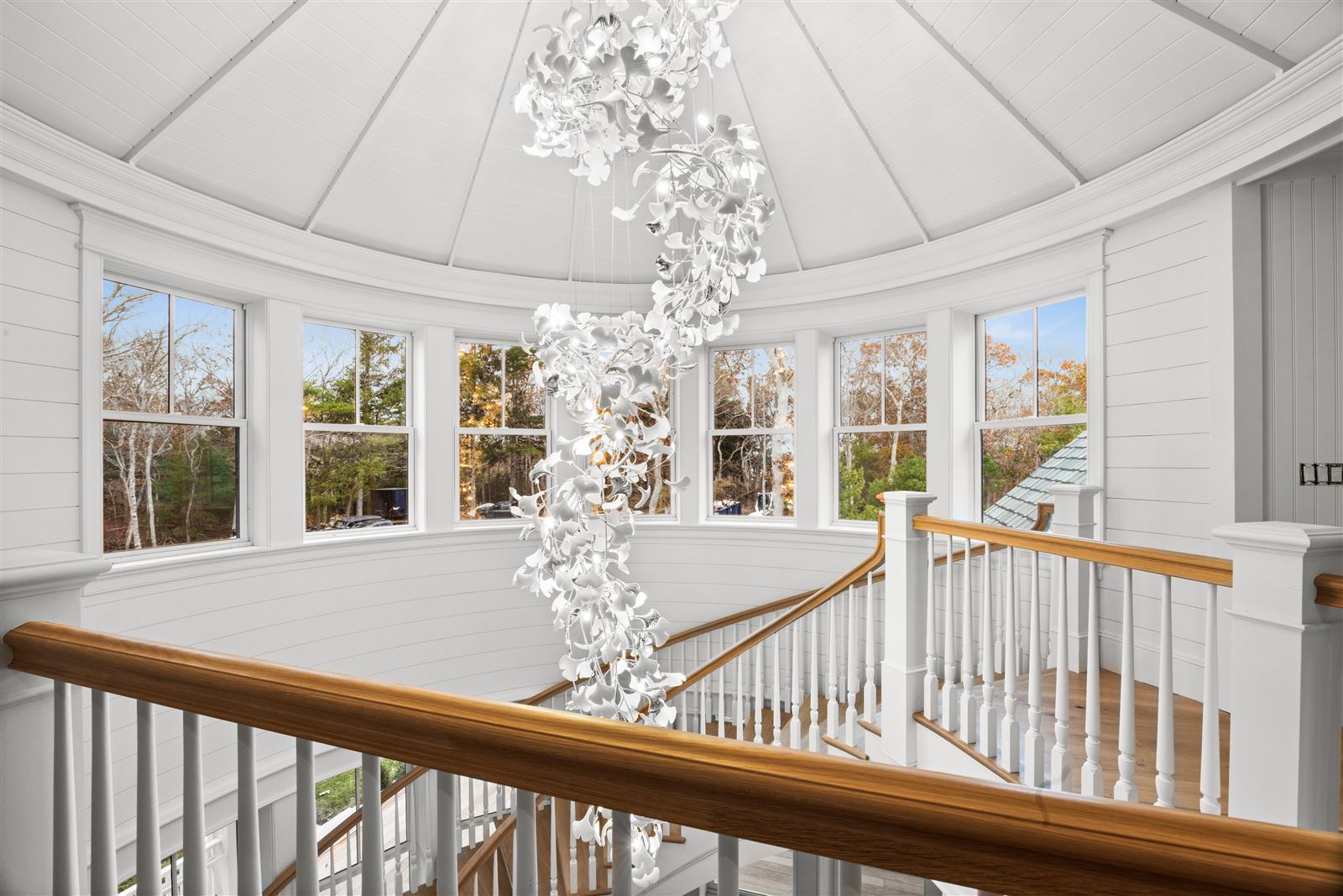 Chandelier from the landing