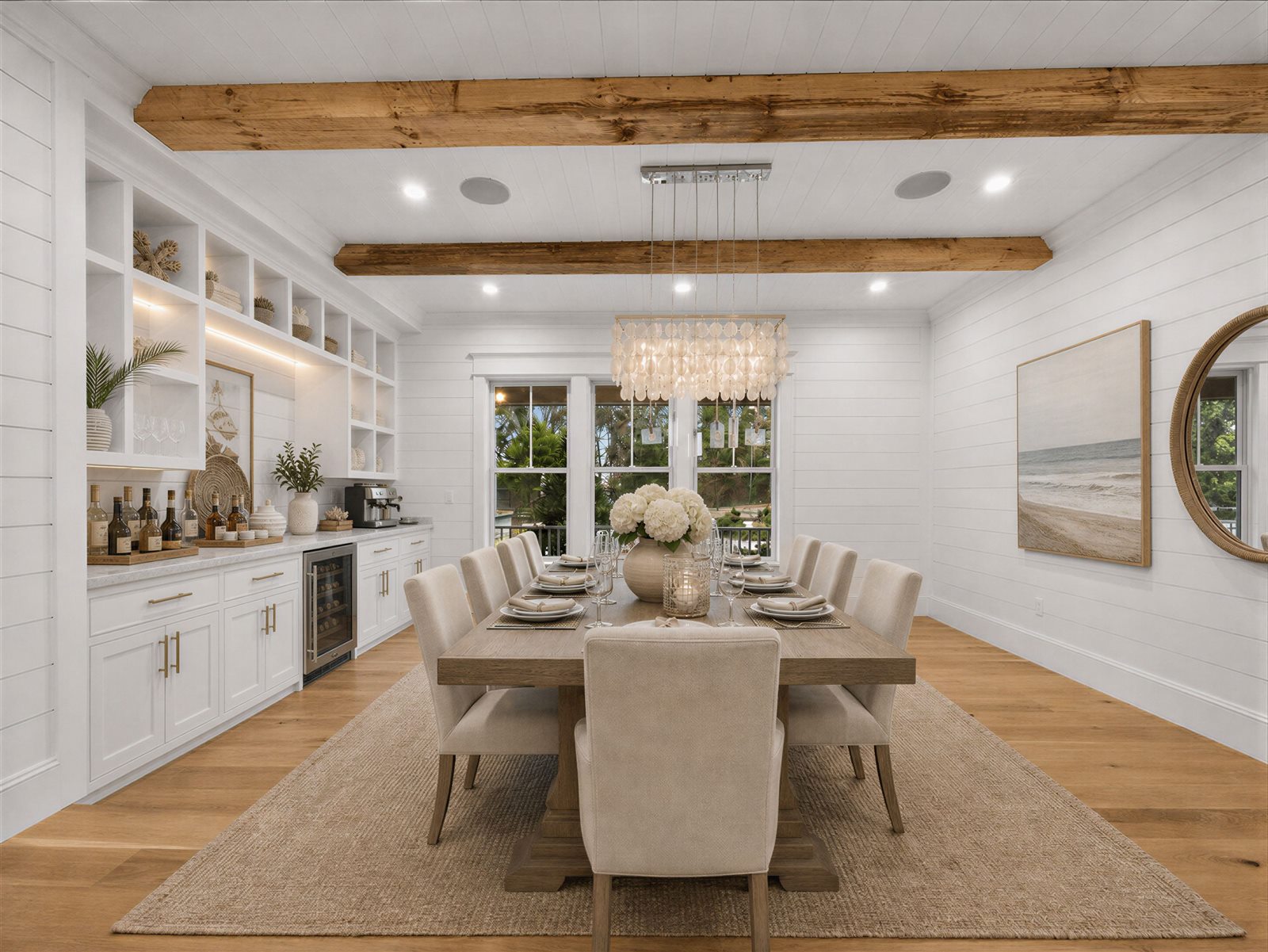 Dining room, furnished